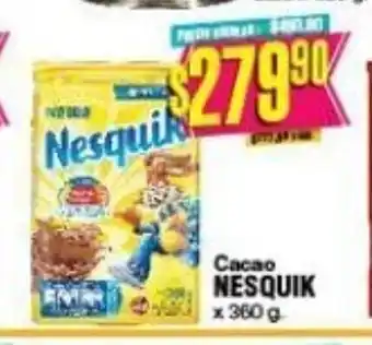 Supermercados Seven Cacao Nesquik x 360g oferta