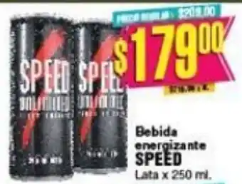 Bebida Energizante Speed Lata x 250ml