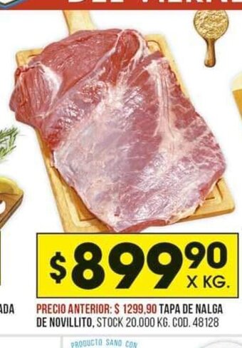 Coto Tapa de Nalga de Novillito oferta