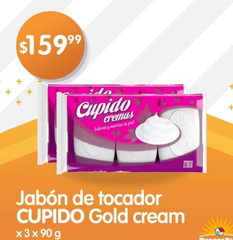 Supermercados Buenos Días Jabón de Tocador Cupido Gold Cream x 3 x 90g oferta