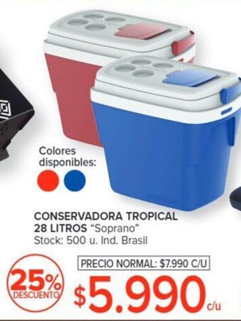 Carrefour Conservadora Tropical 28 Litros oferta