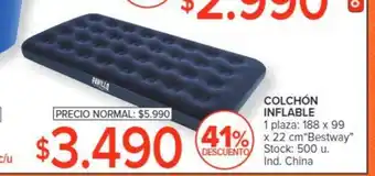 Carrefour Colchón Inflable 1 Plaza oferta