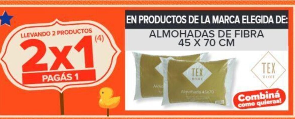 Carrefour best sale almohadas 2x1