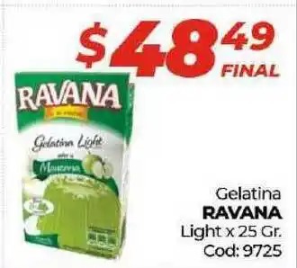 Ravana Gelatina Light 25gr