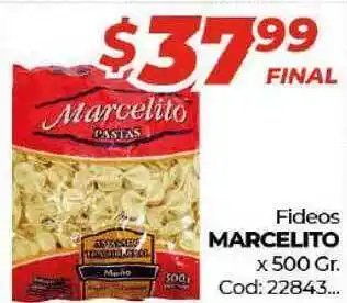 Diarco Marcelito Fideos 500gr oferta