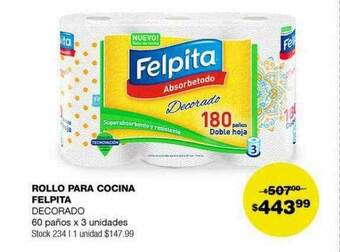 Atomo Conviene Rollo para cocina felpita oferta