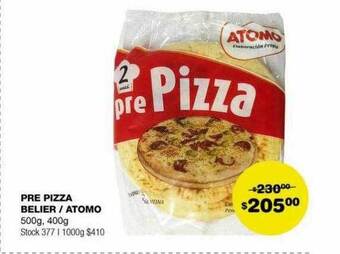 Atomo Conviene Pre pizza belier-atomo oferta