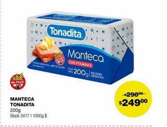 Atomo Conviene Manteca tonadita oferta