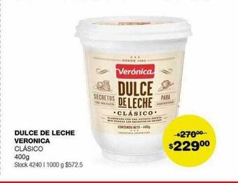 Atomo Conviene Dulce de leche veronica oferta