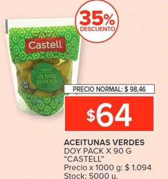 Carrefour Aceitunas verdes oferta