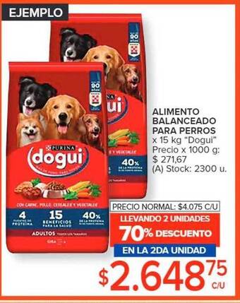 Carrefour Alimento balanceado para perros oferta