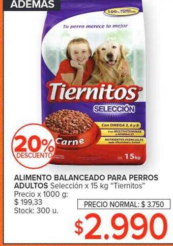 Carrefour Alimento balanceado para perros adultos oferta