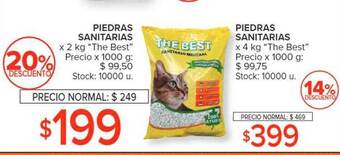 Carrefour Piedras sanitarias oferta