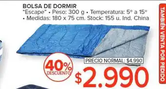 Carrefour Bolsa de dormir oferta