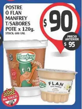 Supermercados Malambo Postre ó flan manfrey t sabores pote oferta