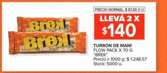 Carrefour Turron de mani oferta