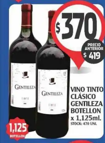 Supermercados Malambo Vino tinto clásico gentileza botellon oferta