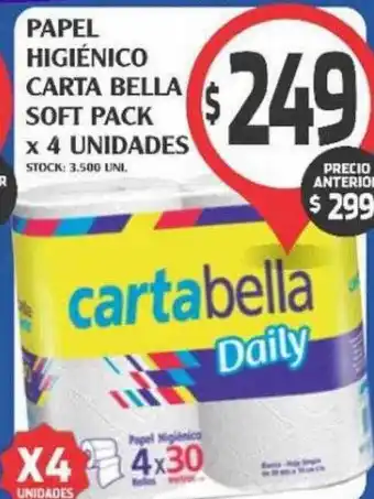 Supermercados Malambo Papel higiénico carta belle soft pack oferta