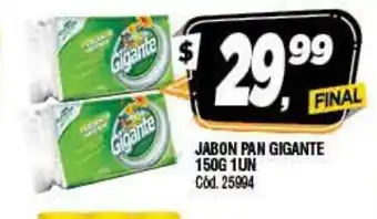 Supermercados Yaguar Jabon Pan Gigante 150g oferta