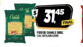 Supermercados Yaguar Fideos Canale 500g oferta