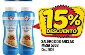Supermercados Yaguar Salero Dos Anclas Mesa 500g oferta