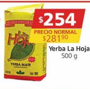 Supermercados Aiello Yerba la hoja oferta