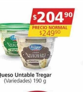 Supermercados Aiello Queso untable tregar oferta