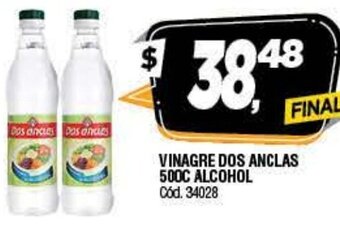 Supermercados Yaguar Vinagre Dos Anclas 500c Alcohol oferta