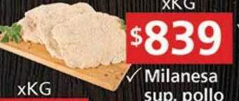 Supermercados Aiello Milanesa sup pollo oferta