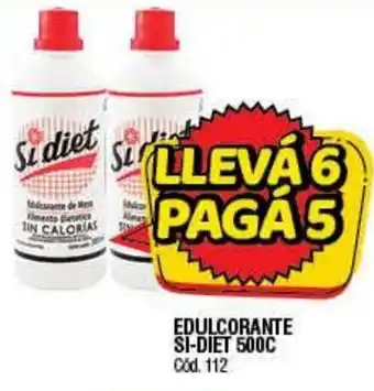 Supermercados Yaguar Edulcorante Si-Diet 500c oferta