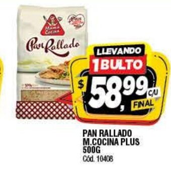Supermercados Yaguar Pan Rallado M.Cocina Plus 500g oferta