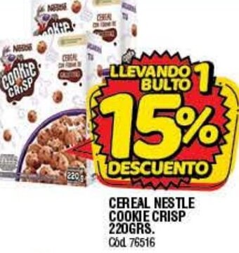 Supermercados Yaguar Cereal Nestle Cookie Crisp 220grs oferta