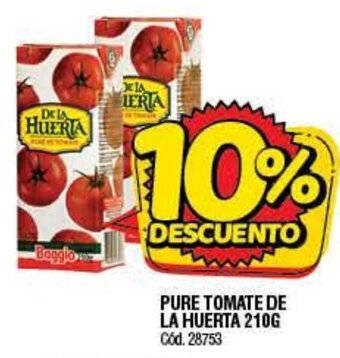 Supermercados Yaguar Pure Tomate De La Huerta 210g oferta