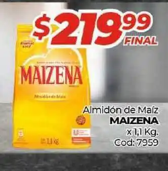 Diarco Maizena Almidón De Maíz 1,1kg oferta