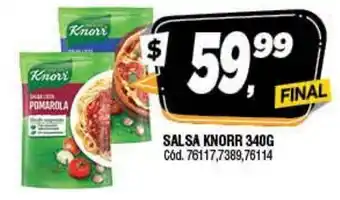 Supermercados Yaguar Salsa Knorr 340g oferta