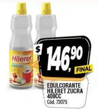 Supermercados Yaguar Edulcorante Hileret Zucra 400cc oferta