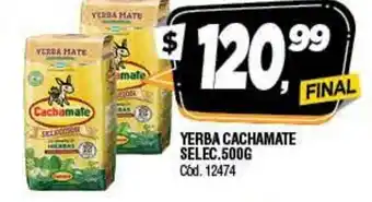 Supermercados Yaguar Yerba Cachamate Selec.500g oferta