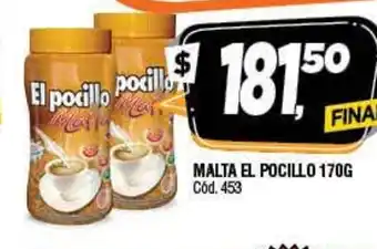 Supermercados Yaguar Malta El Pocillo x 170g oferta