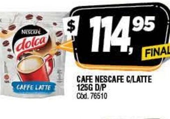 Supermercados Yaguar Cafe Nescafe C/Latte 125g D/P oferta