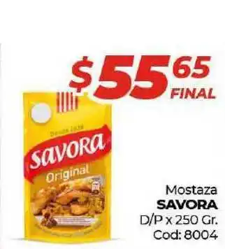 Diarco Savora Mostaza D-p 250gr oferta