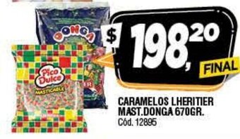 Supermercados Yaguar Caramelos Lheritier Mast. Donga 670gr oferta