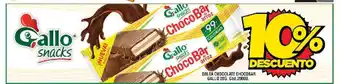 Supermercados Yaguar Oblea Chocolate Chocobar Gallo 20g oferta