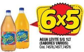 Supermercados Yaguar Agua Levite S/G 1lt oferta