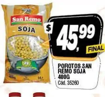 Supermercados Yaguar Porotos San Remo Soja 400g oferta
