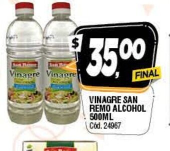 Supermercados Yaguar Vinagre San Remo alcohol 500ml oferta