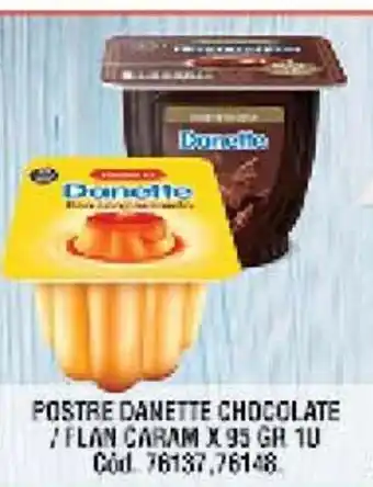 Supermercados Yaguar Postre Danette Chocolate/Flan Caram x 95gr 1 u oferta