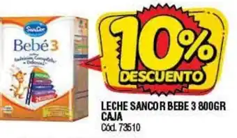 Supermercados Yaguar Leche Sancor Bebe 3 800gr Caja oferta