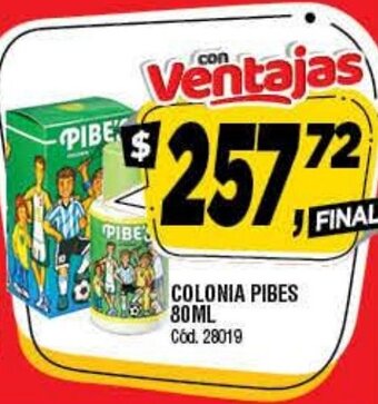 Supermercados Yaguar Colonia Pibes 80ml oferta