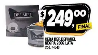 Supermercados Yaguar Cera Dep.Depimiel Negra 200g Lata oferta
