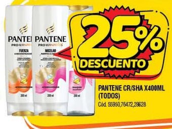 Supermercados Yaguar Pantene Cr/Sha x 400ml oferta